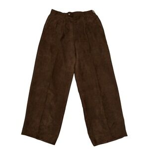 Mens Faux Suede Pants 32 Old Money Equestrian Western Heritage Academia